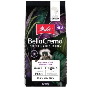 Кава Melitta BellaCrema des Jahres Tanzania в зернах 1 кг
